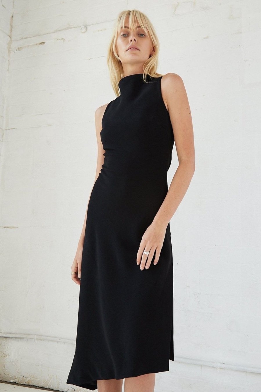 Women Third Form Wedding Guest | Third Form Rising Midi Dress-Black