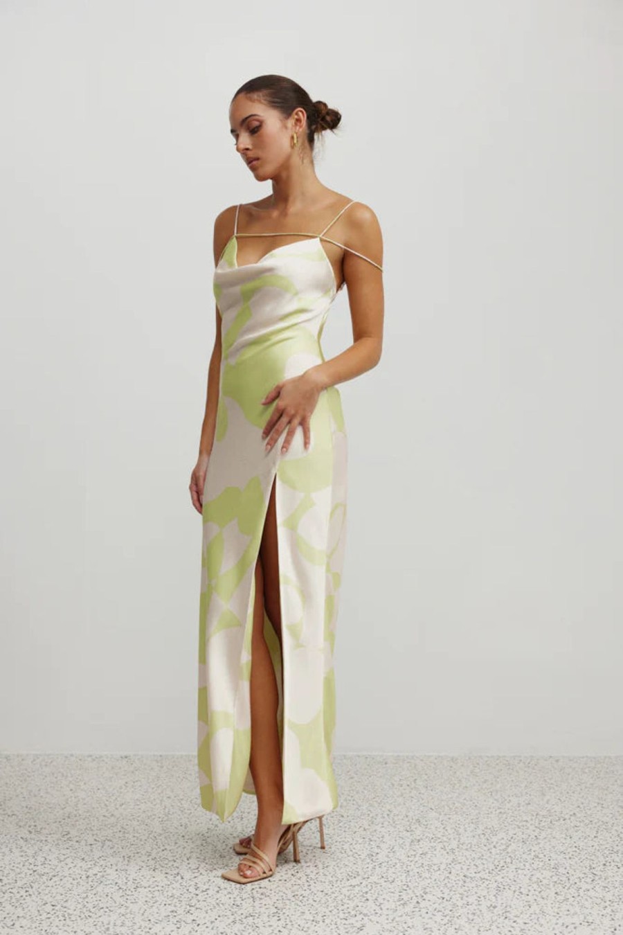 Women Lexi Party | Lexi Francisca Dress-Abstract Mojito Print