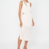 Women Suboo Engagement | Suboo The Liz Rouched Midi Tank Dress-Cream