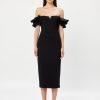 Women Elliatt Wedding Guest | Elliatt Creole Dress-Black