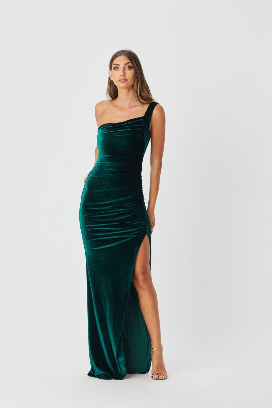 Women Bianca & Bridgett Wedding Guest | Bianca & Bridgett Naya Dress-Emerald