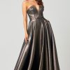 Women Tania Olsen Formal | Tania Olsen Xena Gown-Gun Metal