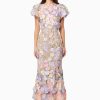 Women Elliatt Wedding Guest | Elliatt Astraea 3D Lace Maxi Dress-Multi