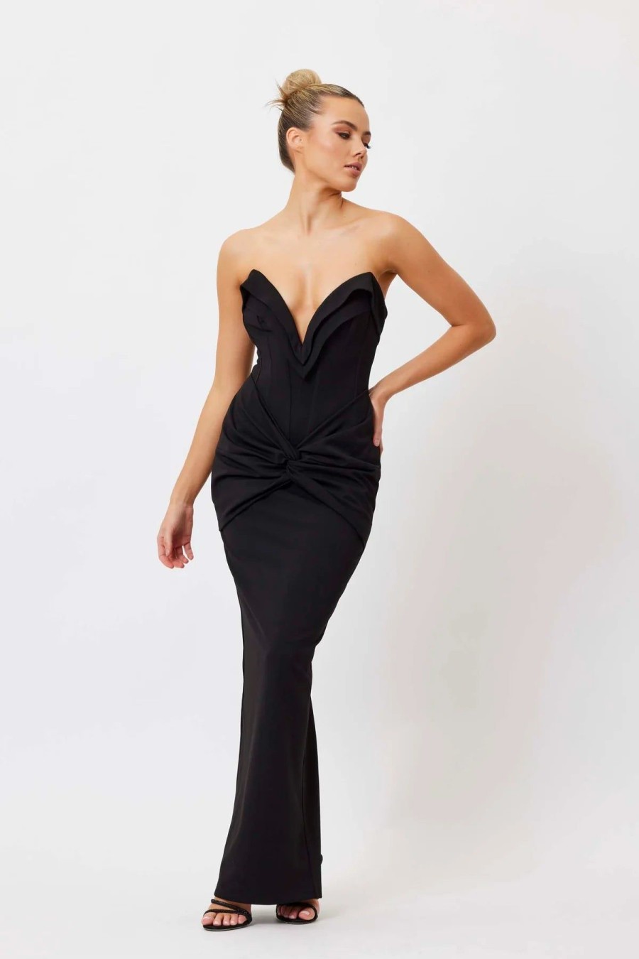 Women Bianca & Bridgett Wedding Guest | Bianca & Bridgett Adriana Dress-Black