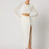 Women Winona Pregnancy Friendly | Winona Reyna Knot Midi Dress-White