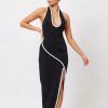 Women Bianca & Bridgett Wedding Guest | Bianca & Bridgett Laura Pearl Dress-Black