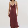 Women Suboo Wedding Guest | Suboo Georgia Slip Dress-Merlot