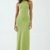 Women Third Form Party | Third Form Intertwined Twist Back Tank Dress-Wasabi