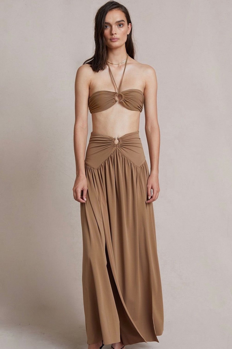 Women Bec & Bridge Sets | Bec & Bridge Vixen Maxi Skirt-Sepia