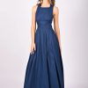 Women Aureta Wedding Guest | Aureta Elke Maxi Dress-Reverie Blue