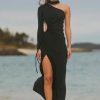 Women Sonya Wedding Guest | Sonya Yarra Maxi Gown-Black