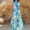 Women Sofia Irina Race Day | Sofia Irina Print Halter Dress-Flora Print