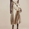 Women Acler Wedding Guest | Acler Queensbridge Dress-Golden