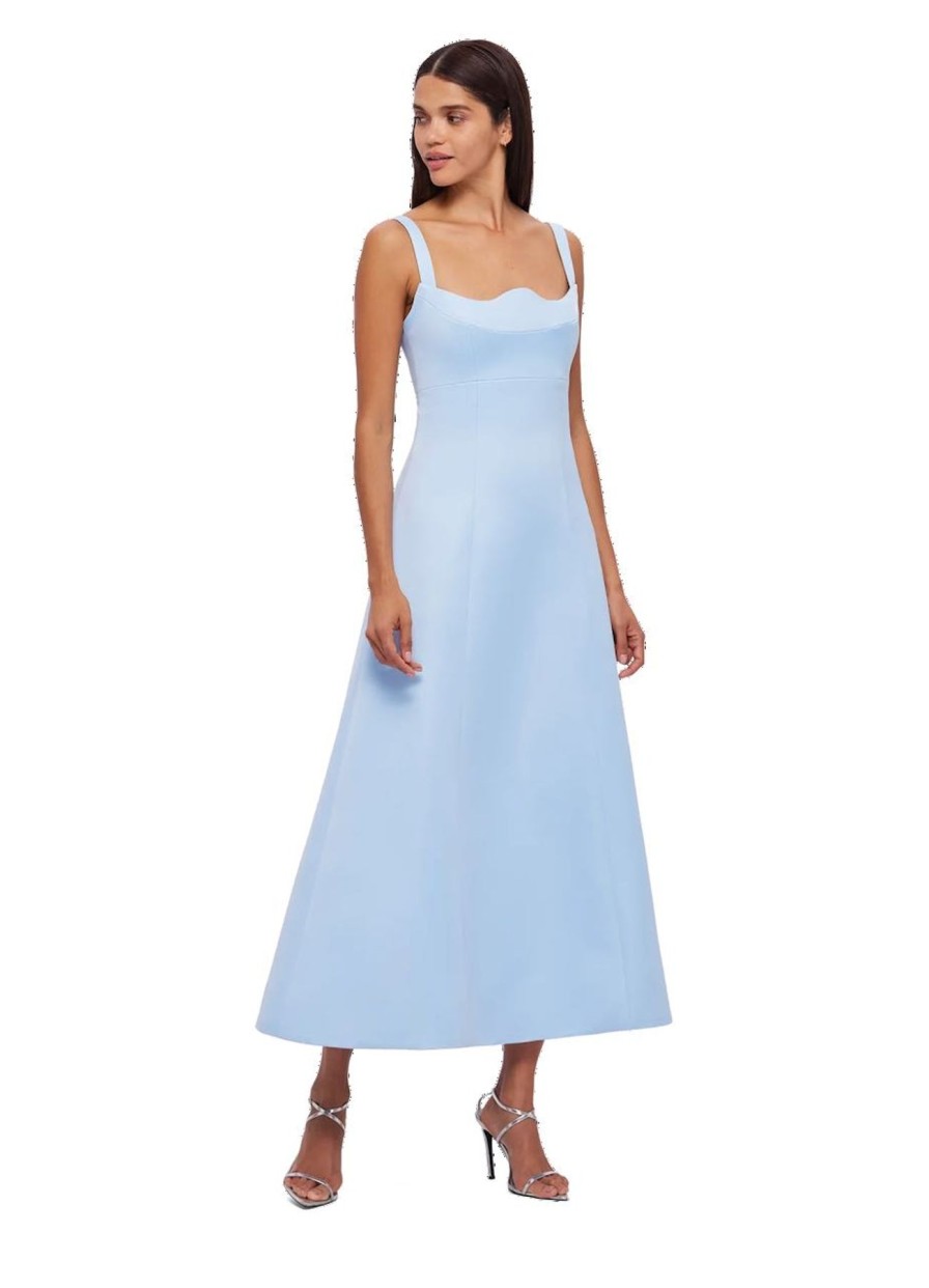 Women Leo Lin Race Day | Leo & Lin Odette Midi Dress-Sky Blue