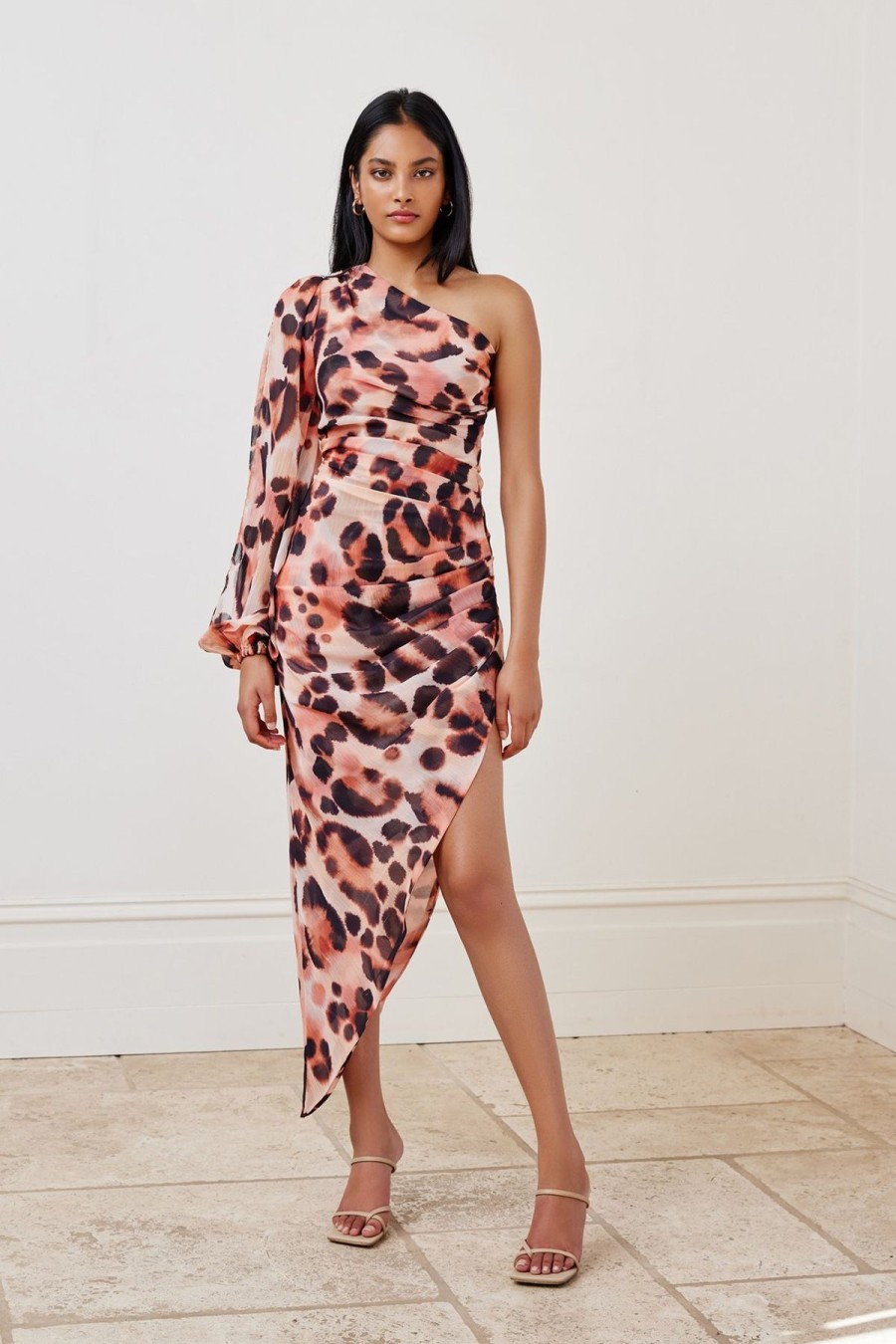 Women Lexi Party | Lexi Oscar Dress-Sahara Leopard