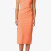 Women Bec & Bridge Wedding Guest | Bec & Bridge Clover Asym Midi Dress-Nectarine