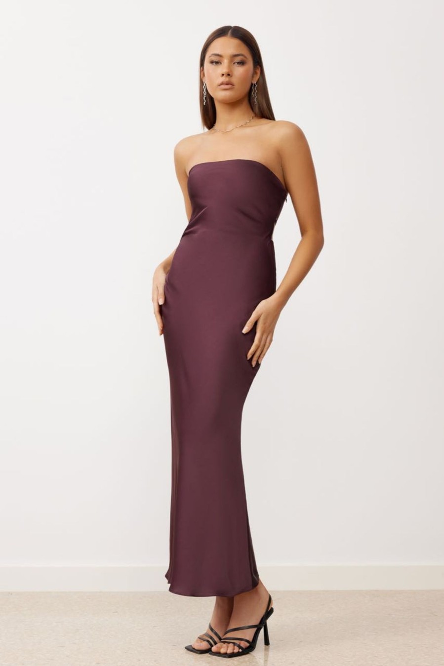 Women Lexi Wedding Guest | Lexi Indra Dress-Grape