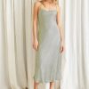 Women Third Form Wedding Guest | Third Form Waters Edge Bias Slip Dress-Sage