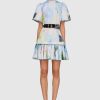 Women Leo Lin Wedding Guest | Leo & Lin Beatrice Short Sleeve Mini Dress-Willow Print