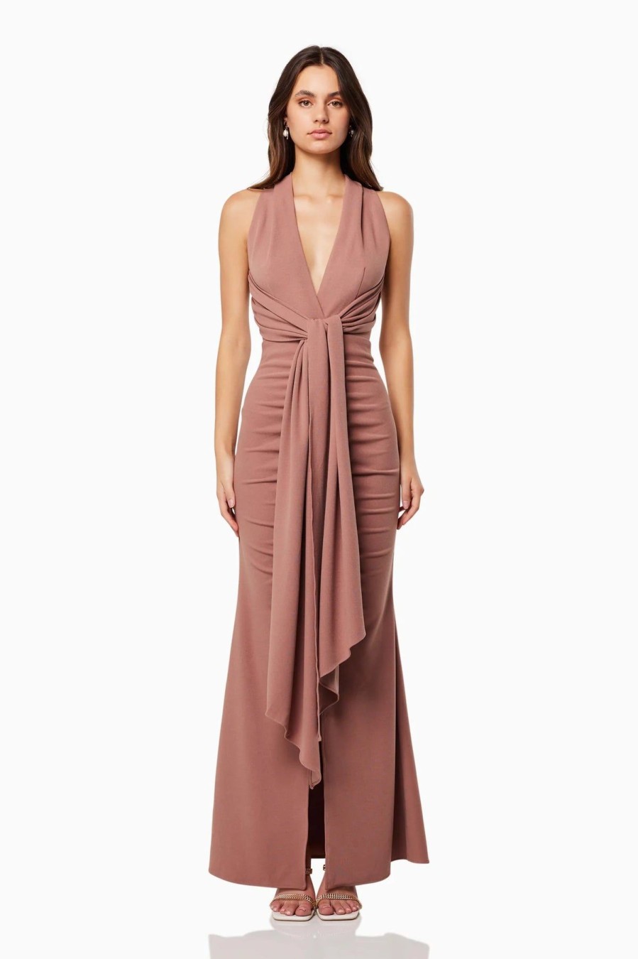 Women Elliatt Formal | Elliatt Zephyra Gown-Tan