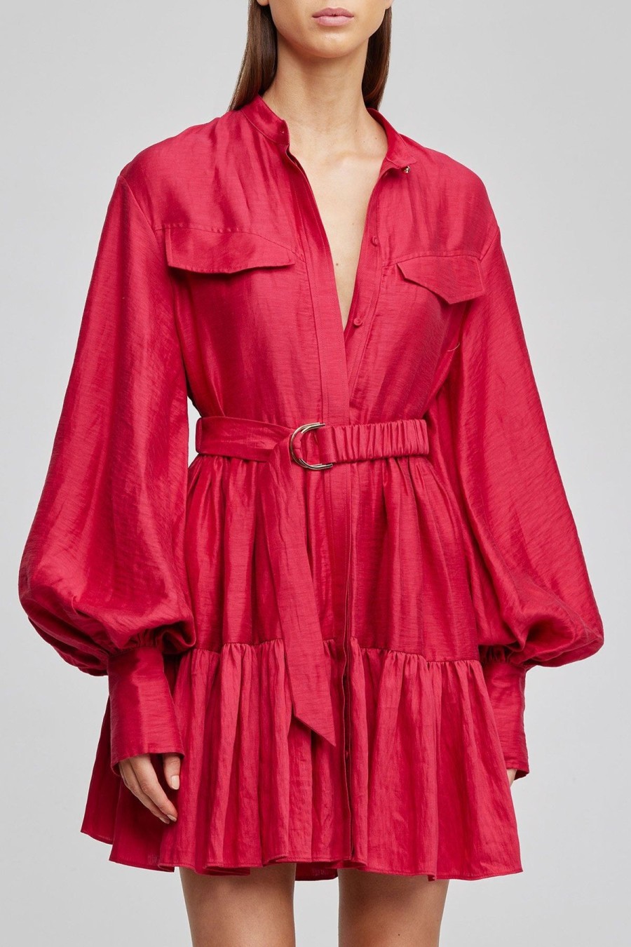 Women Acler Wedding Guest | Acler Lalor Dress-Berry