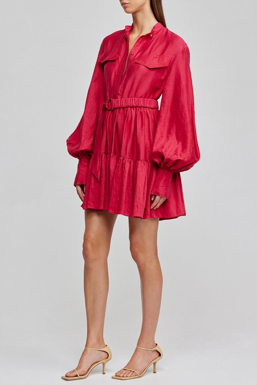 Women Acler Wedding Guest | Acler Lalor Dress-Berry