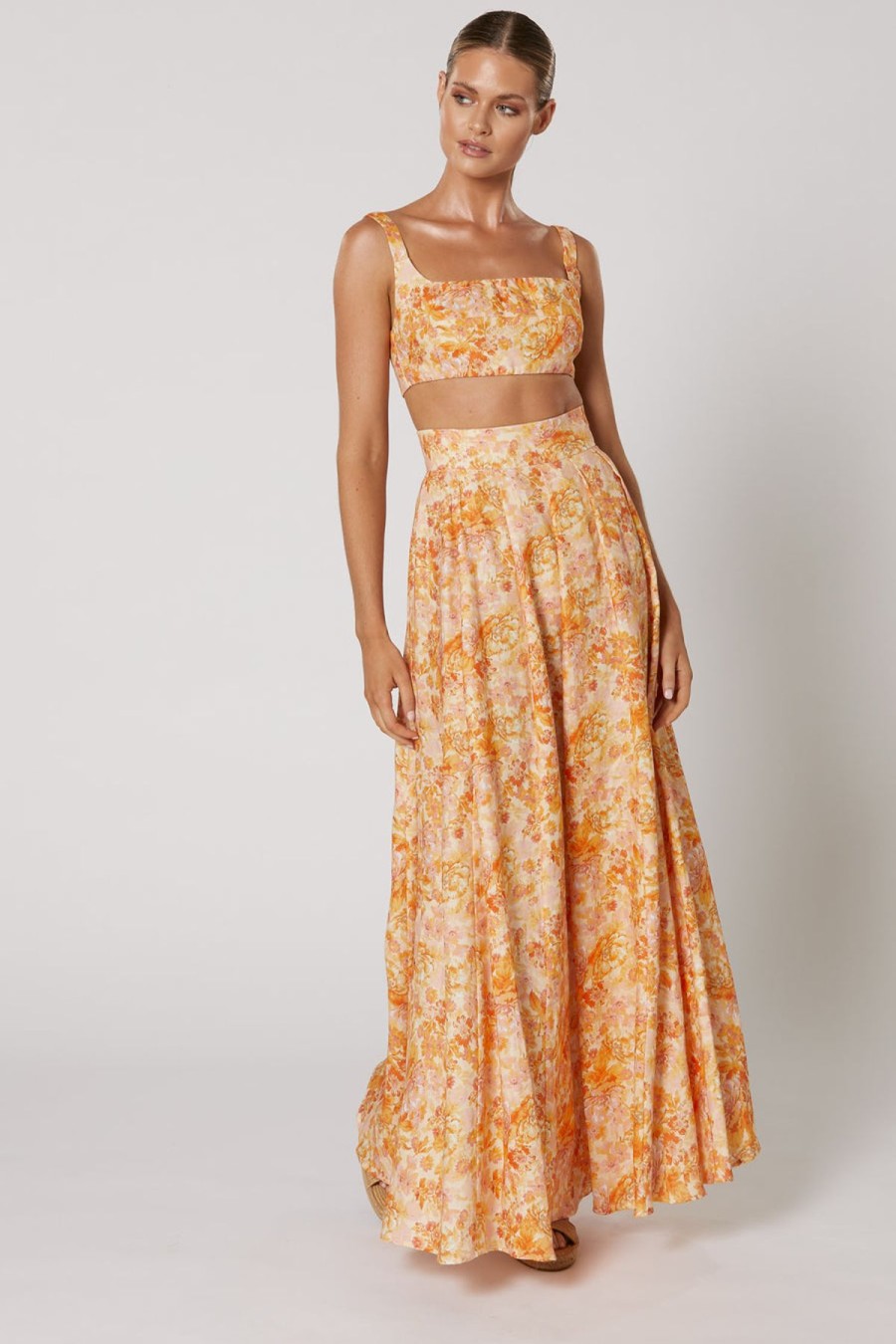 Women Winona Sets | Winona Darana Skirt-Orange Print