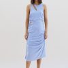 Women Suboo Engagement | Suboo The Liz Rouched Midi Tank Dress-Lilac