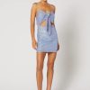 Women Winona Party | Winona Marini Tie Front Dress-Blue