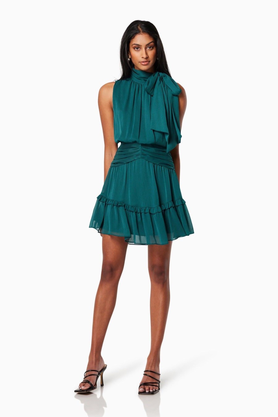 Women Elliatt Wedding Guest | Elliatt Kavela Dress-Forest Green