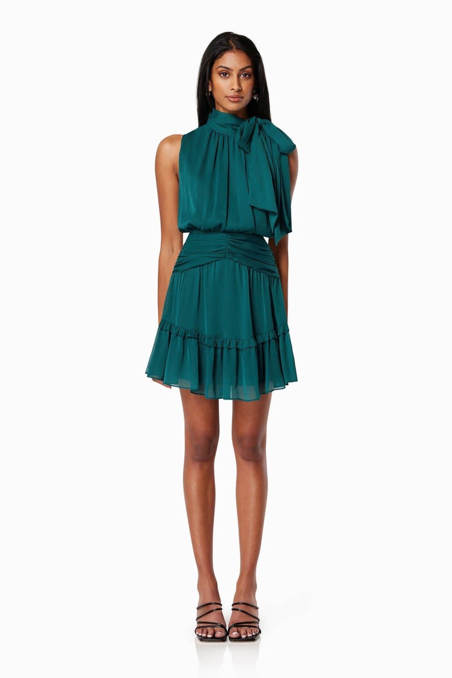 Women Elliatt Wedding Guest | Elliatt Kavela Dress-Forest Green