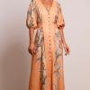 Women Pasduchas Wedding Guest | Pasduchas Horizon Midi Dress-Earth