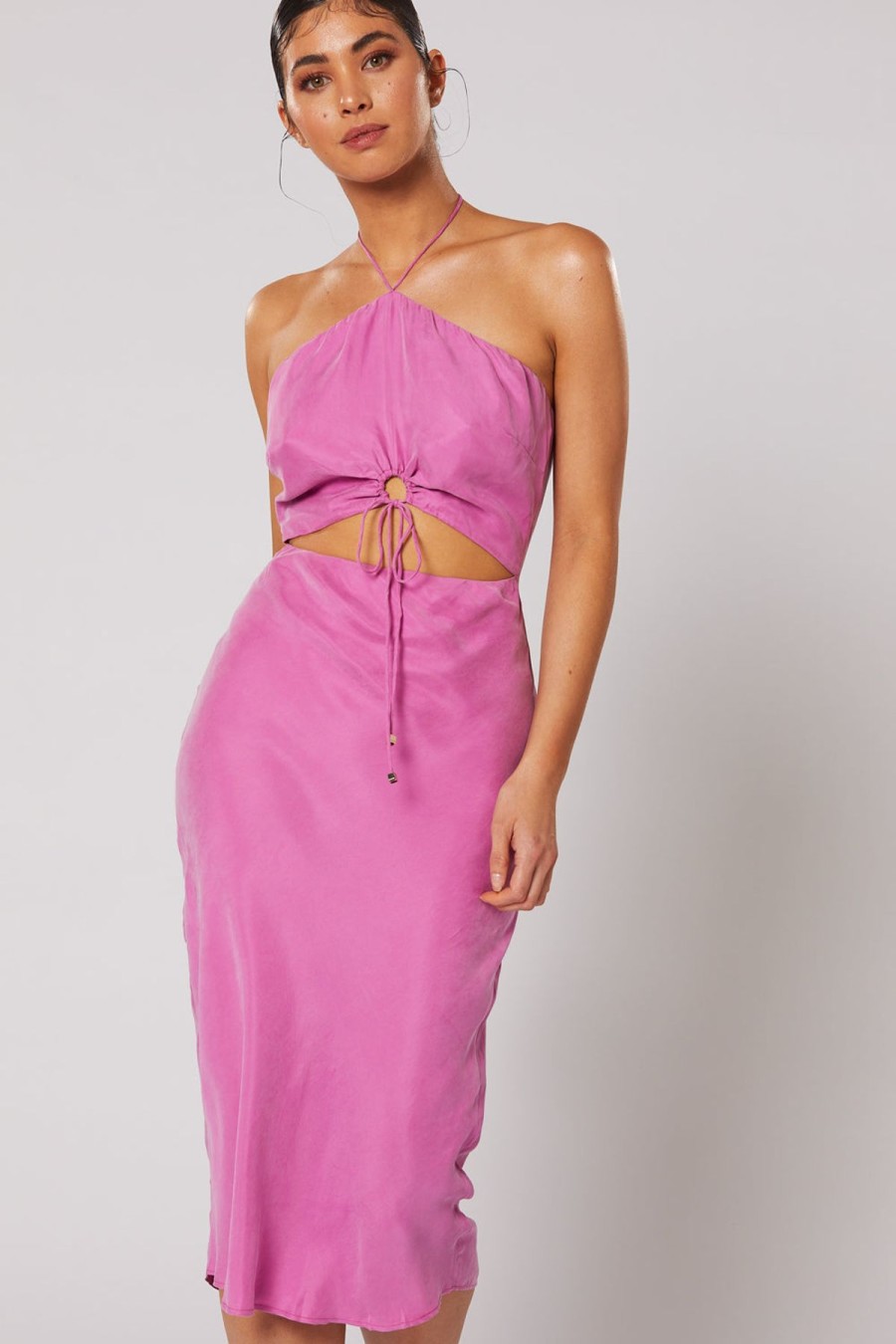 Women Winona Wedding Guest | Winona Morado Midi Dress-Mulberry