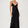 Women Third Form Wedding Guest | Third Form Crush Bias Tri Midi Dress-Black