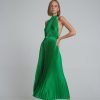 Women L'idee Wedding Guest | L'Idee Soiree Renaissance Gown-Bright Green