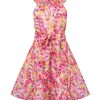 Women Talulah Wedding Guest | Talulah Angelita Mini Dress-Pink/Yellow Print