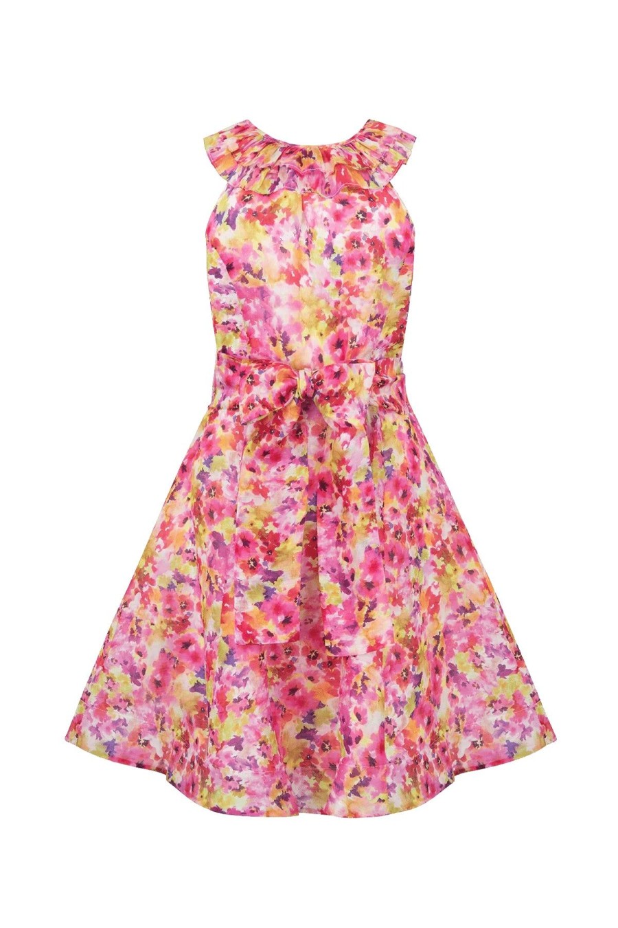 Women Talulah Wedding Guest | Talulah Angelita Mini Dress-Pink/Yellow Print