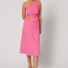 Women Winona Wedding Guest | Winona Siesta Gathered Dress-Pink