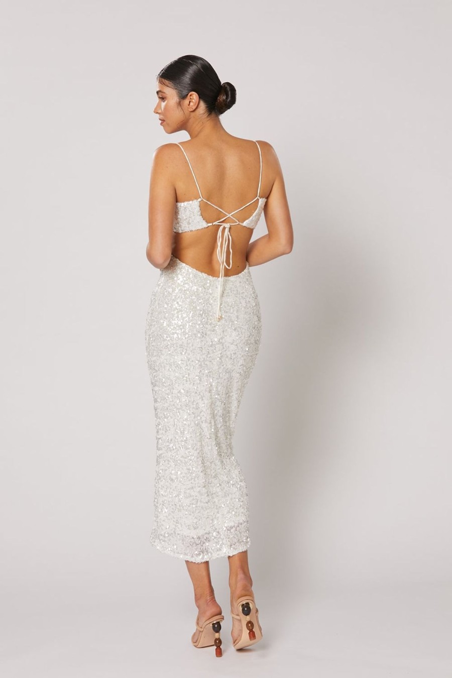 Women Winona Party | Winona Asha Ring Dress-White