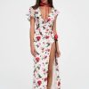 Women For Love & Lemons Party | For Love & Lemons Maybelle Maxi Dress-White Multi