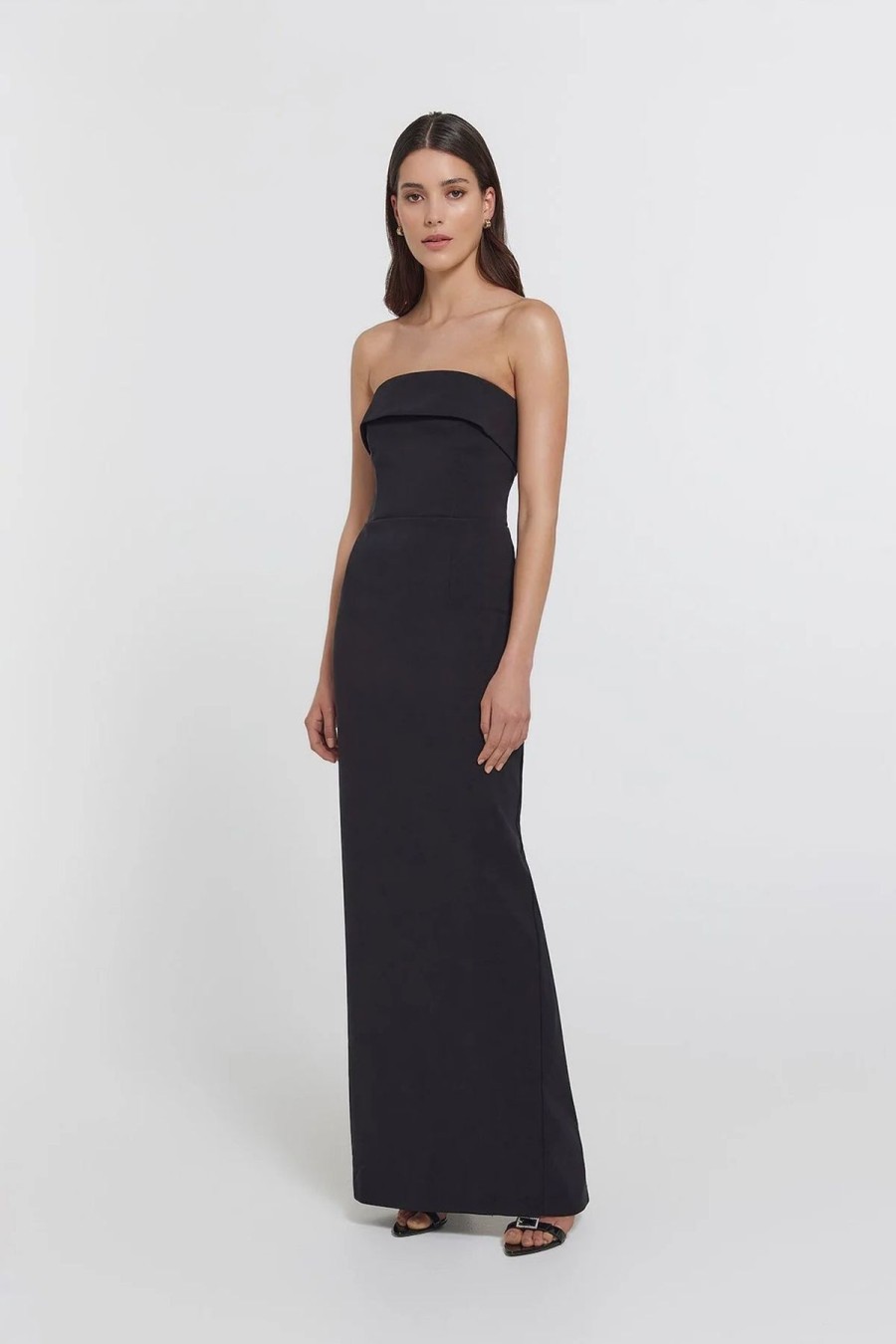 Women Dress Hire AU Party | Kianna Sutton Gown-Black