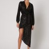 Women Winona Party | Winona Amara Wrap Dress-Black