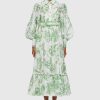 Women Leo Lin Wedding Guest | Leo & Lin Stephania Midi Dress-Celadon