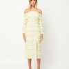 Women Elliatt Wedding Guest | Elliatt Saint Lucia Dress-Ivory/Citrus