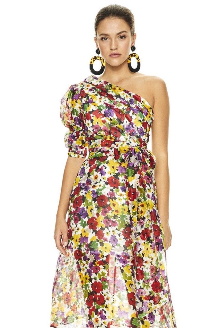 Women Talulah Wedding Guest | Talulah Cloud Dancer Midi Dress-Floral