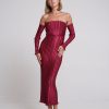 Women L'idee Wedding Guest | L'Idee Soiree Gatsby Gown-Ruby