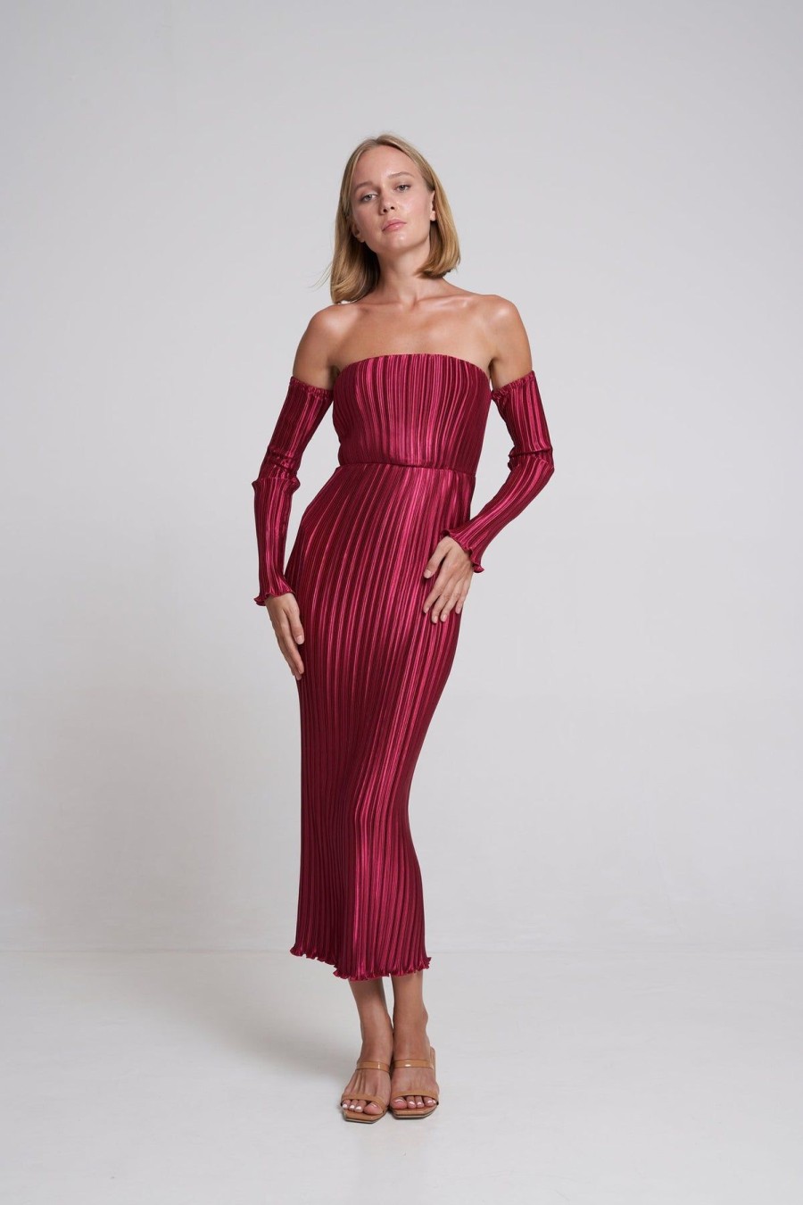 Women L'idee Wedding Guest | L'Idee Soiree Gatsby Gown-Ruby