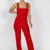 Women Dress Hire AU Wedding Guest | Reign Cartel Jade Pantsuit-Red