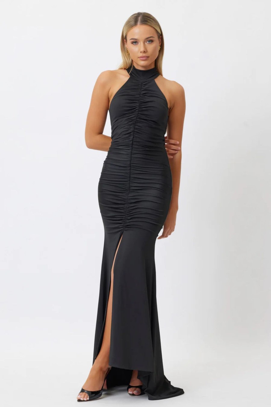 Women Bianca & Bridgett Formal | Bianca & Bridgett Gabriela Maxi Dress-Black