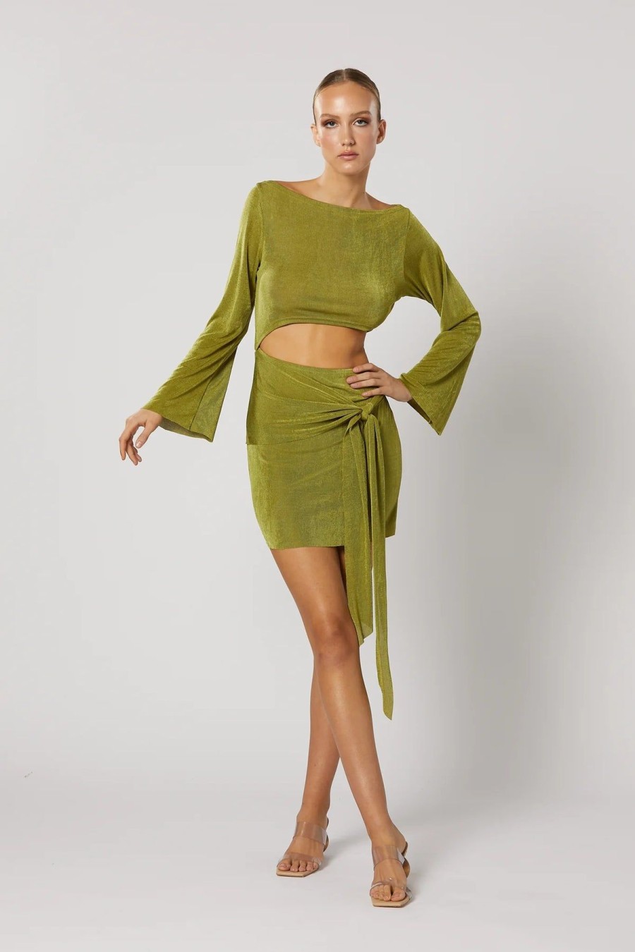 Women Winona Wedding Guest | Winona Xenia Short Dress-Green